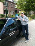 Mark als eerste leerling  geslaagd 27-05-2013
